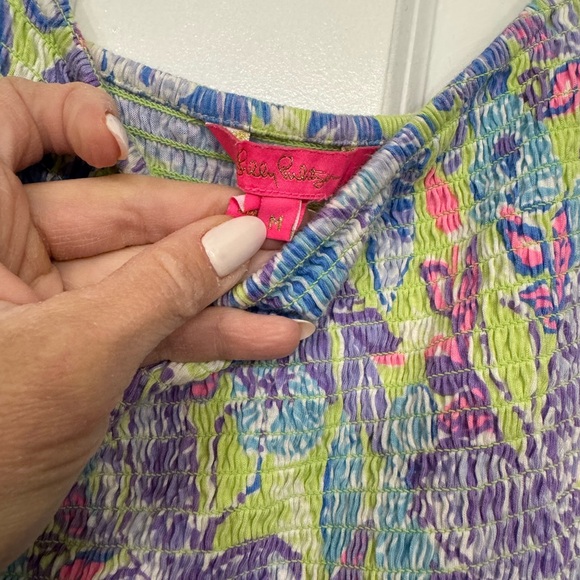 Lilly Pulitzer  Colorful Floral Patterned Skirt - Picture 2 of 3